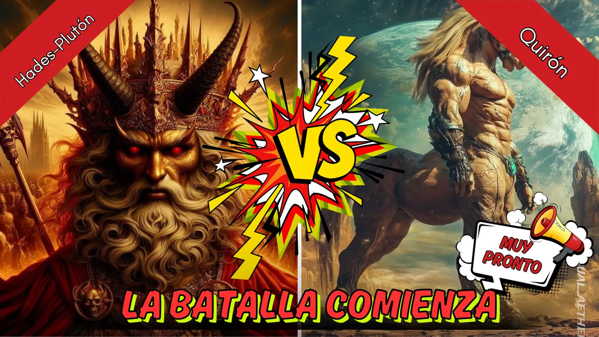 Hades-Plutón y Quirón disputando el dominio de la acción