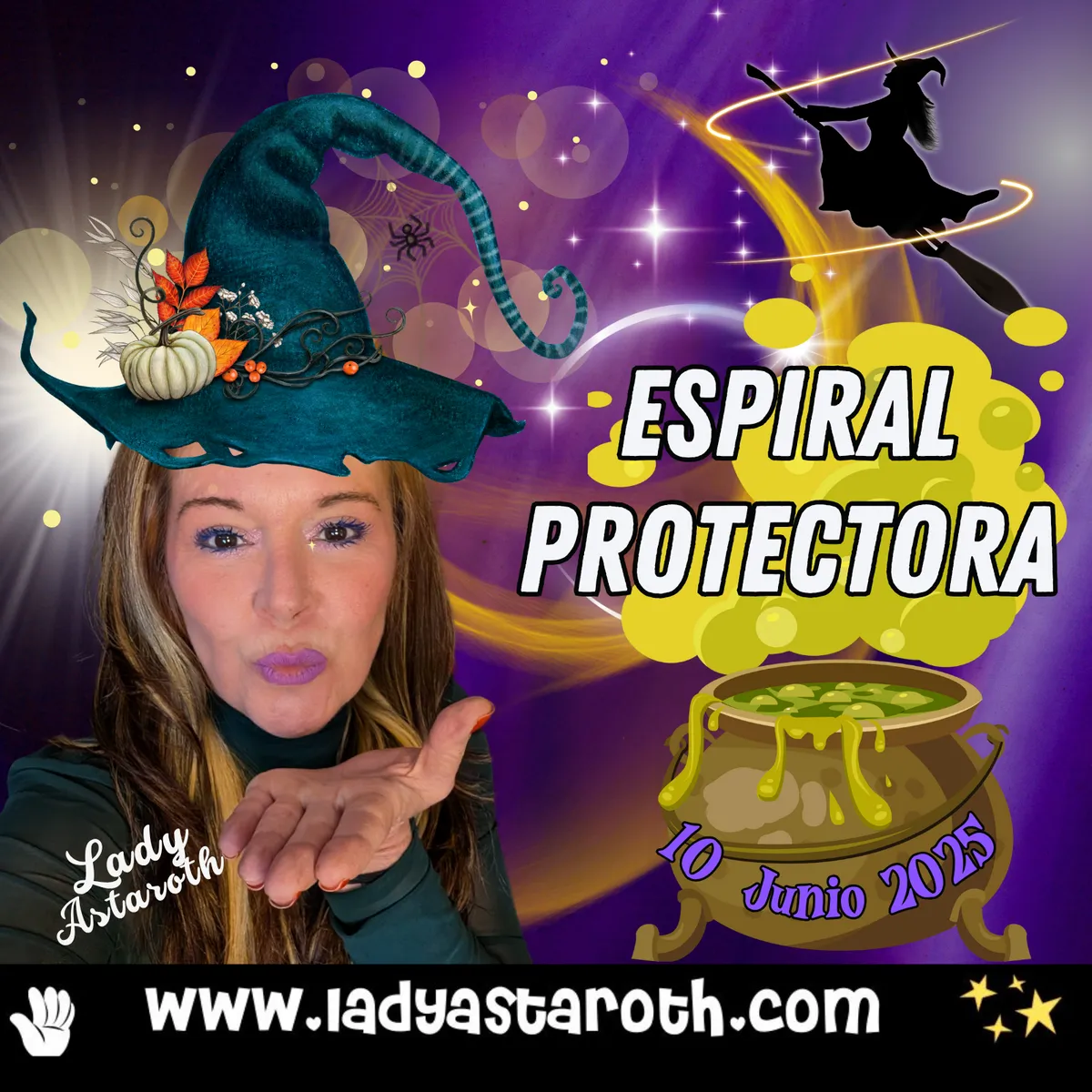 espiral mágica de protección energética y simbólica. brujeria facil