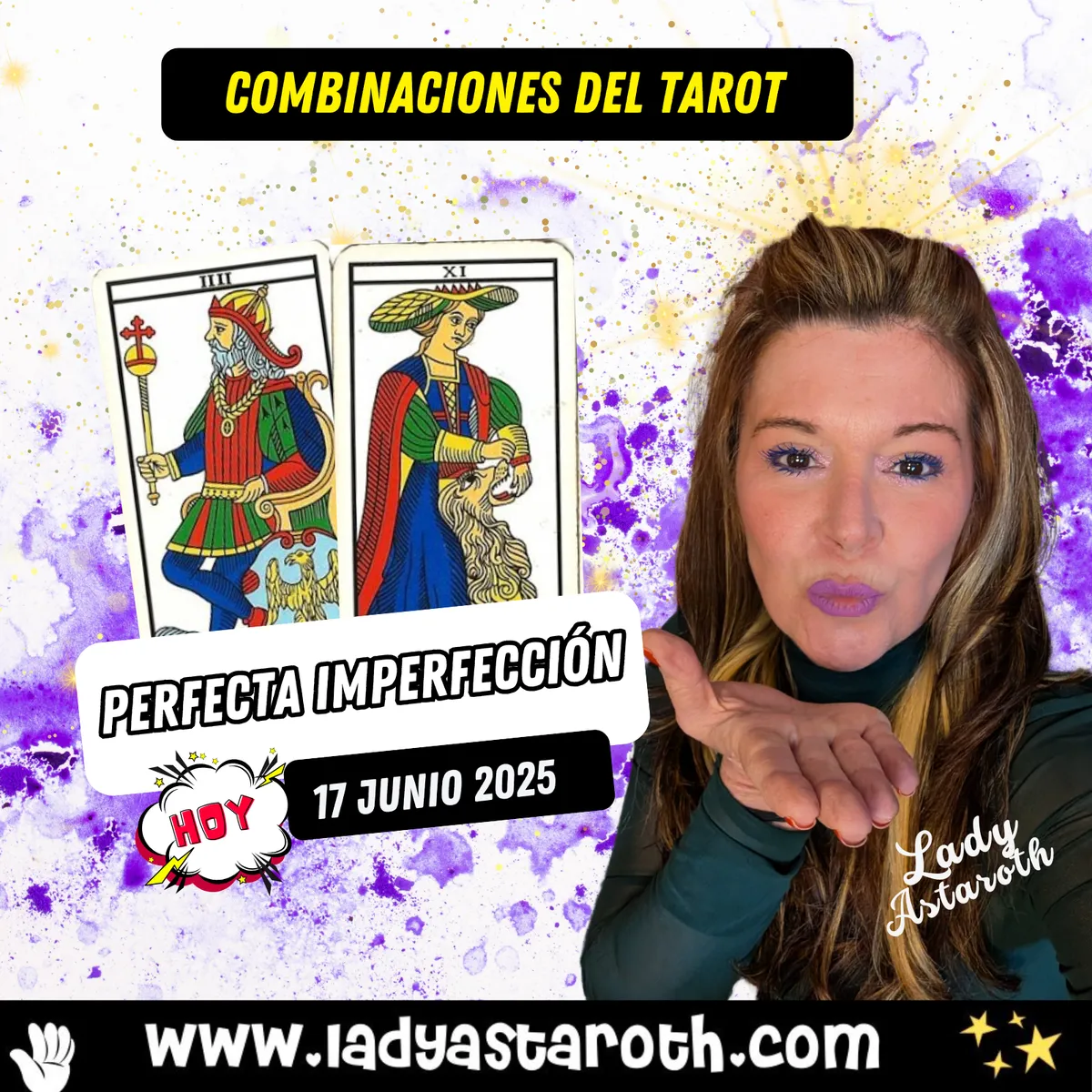 Combinación Emperador y Fuerza Tarot 💯