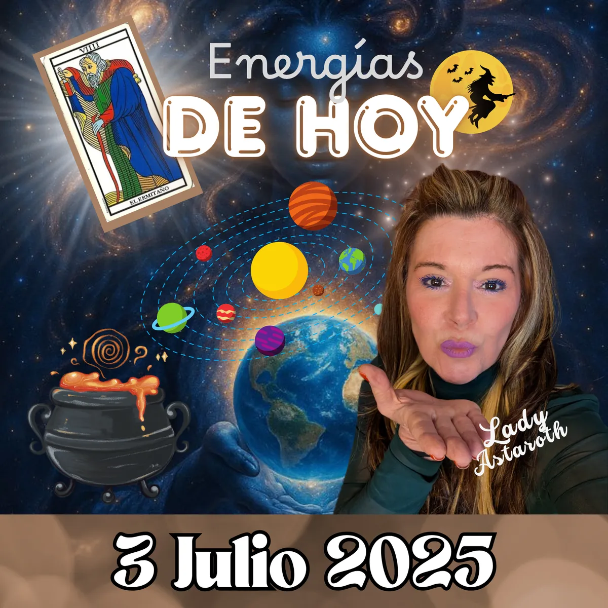 Con la Luna en vacío y el Ermitaño como guía, el día pide recogimiento, límites y liberar lo no dicho. Quema lo que no pudiste expresar.